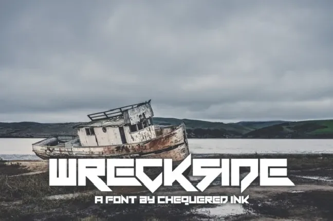 Wreckside font