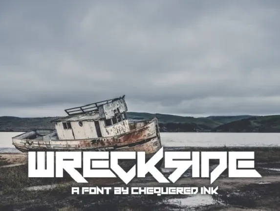 Wreckside font