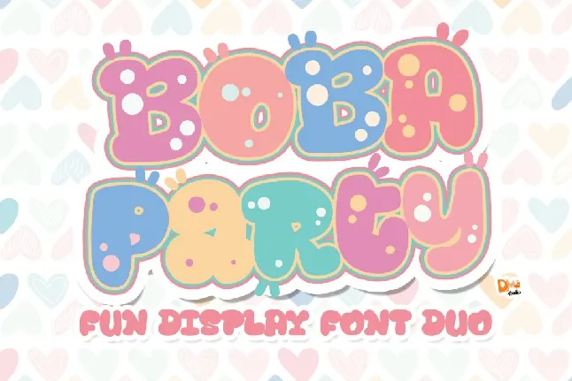 Boba Party font