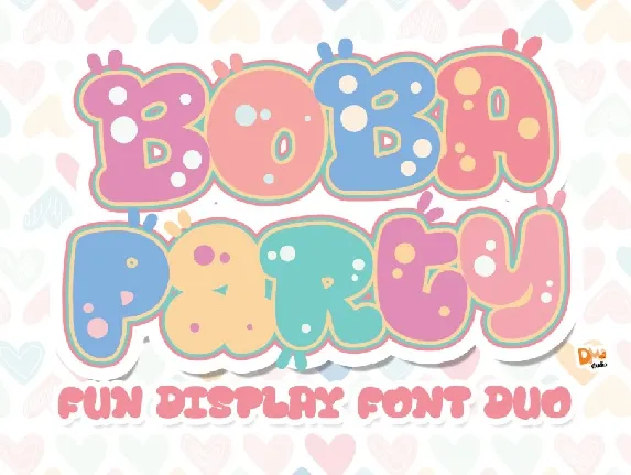 Boba Party font