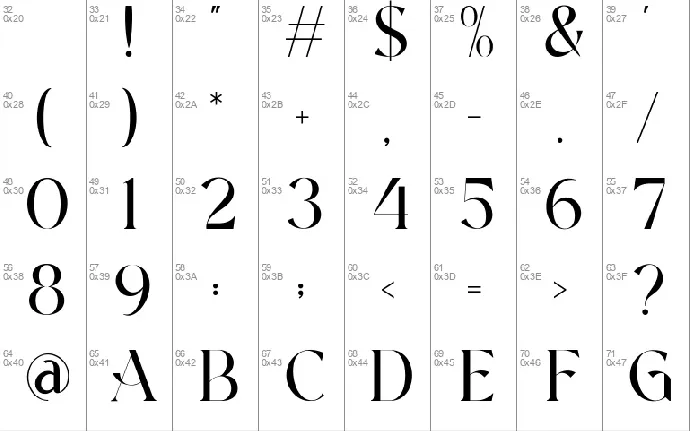 Agrabion font