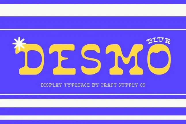 Desmo Blur font