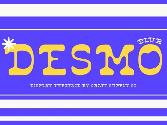 Desmo Blur font