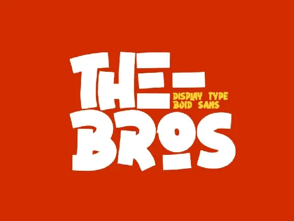 TheBros font