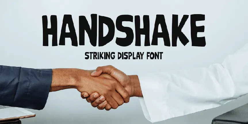 Handshake font