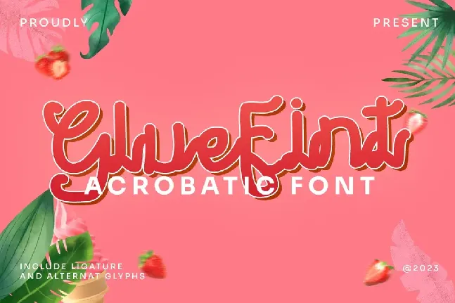 Gluefint font