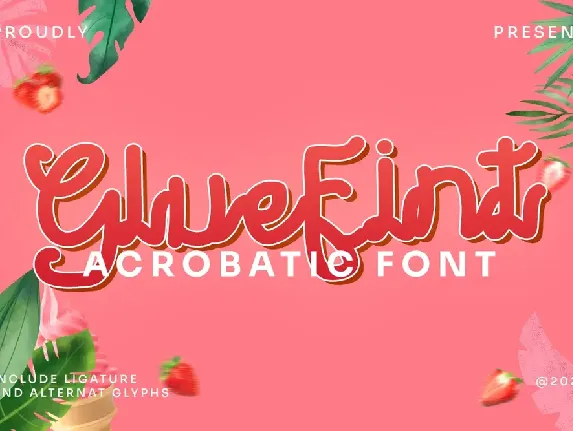 Gluefint font