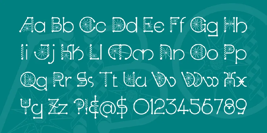 Kingthings Spirogyra font