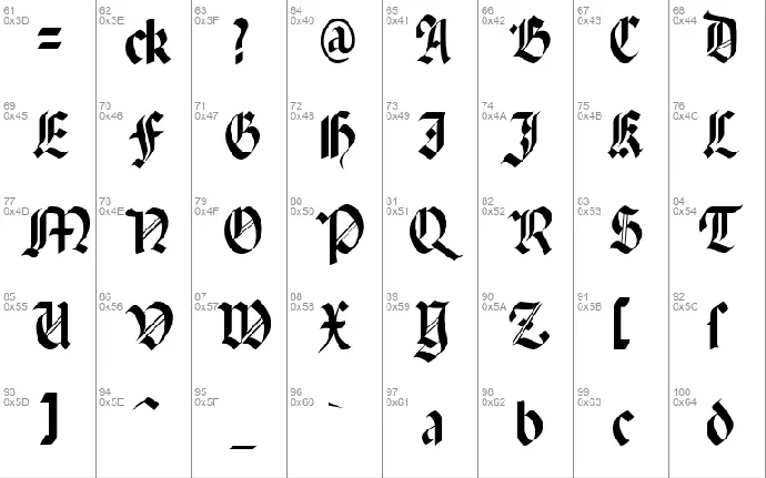 Paganini font