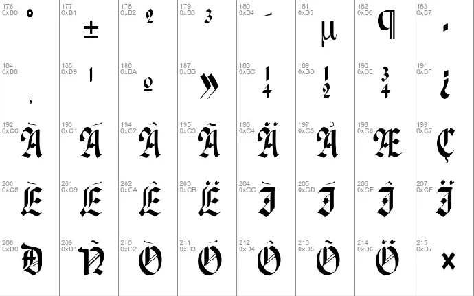 Paganini font