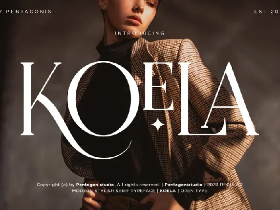 Koela | Modern Serif font