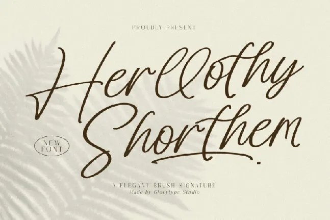 Herllothy Shorthem font