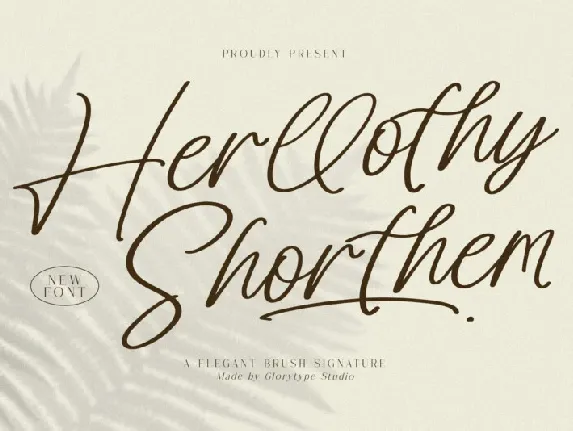 Herllothy Shorthem font