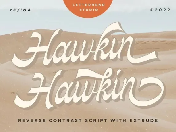 Hawkin font