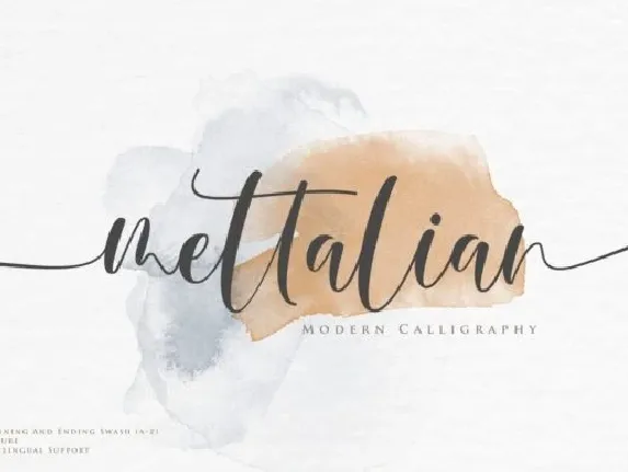 Mettalian font