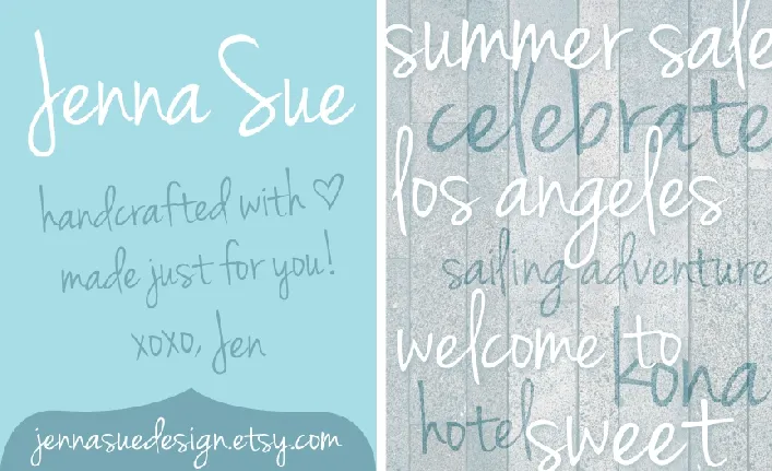 Jenna Sue font