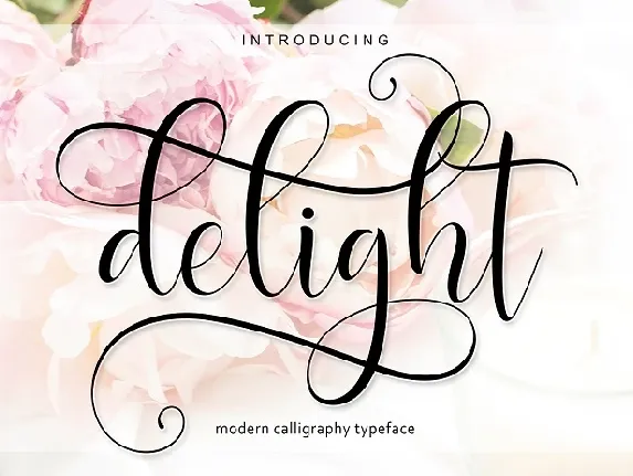 Delight Script font