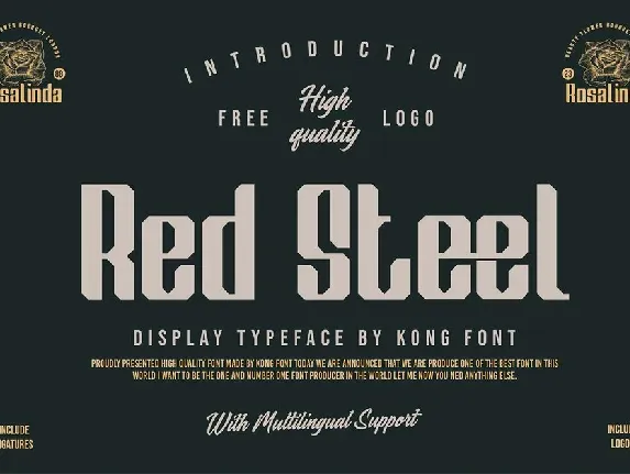 Red Steel font