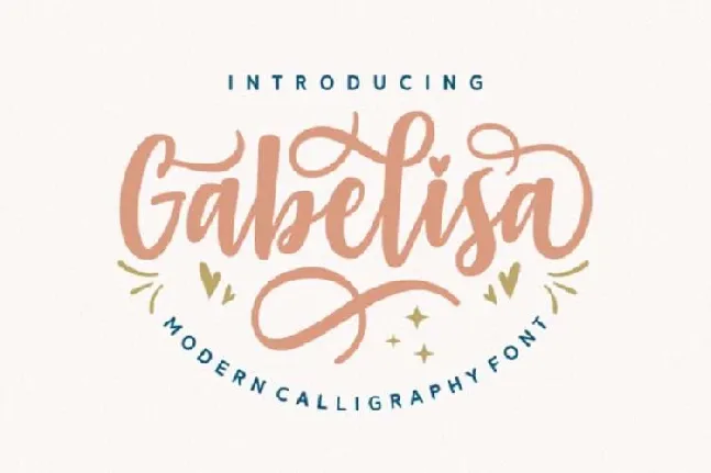 Gabelisa Script Free font