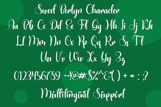 Sweet Berlyn font