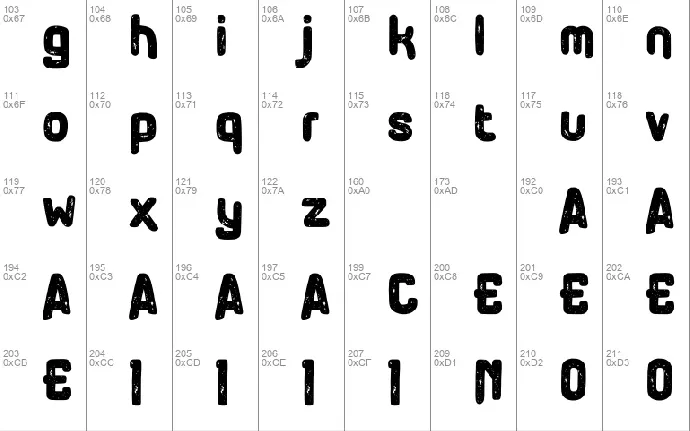 Talake font