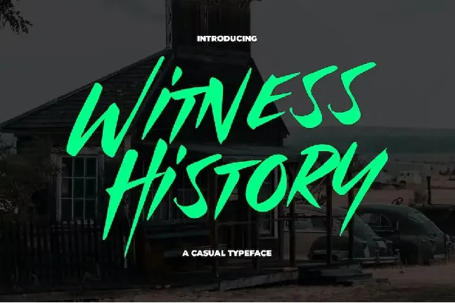 Witness History font