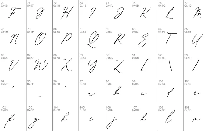 Sachlette Signature font