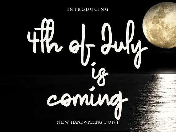 4th Of July Is Coming font