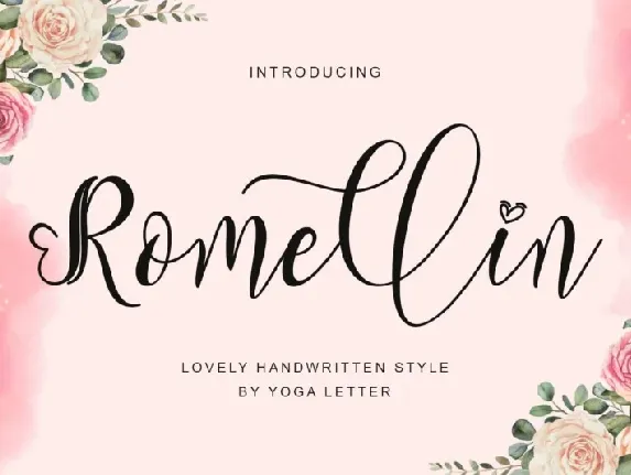 Romellin font