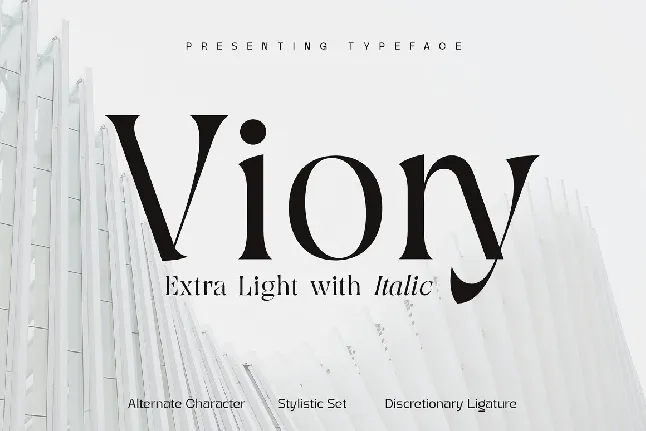 Viory font