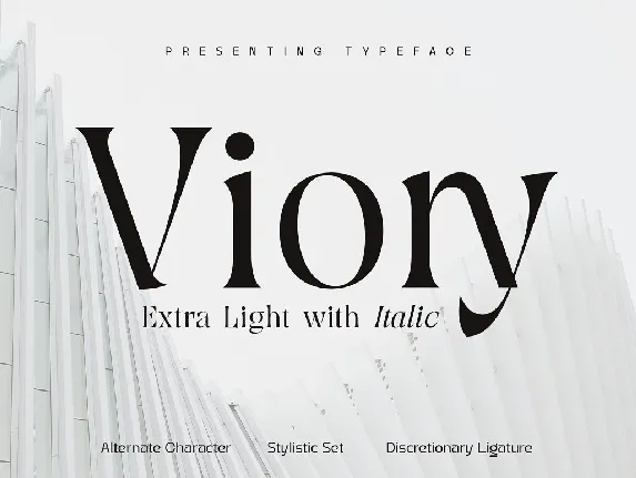 Viory font