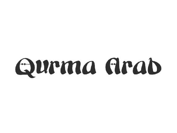 QurmaArabDemo font