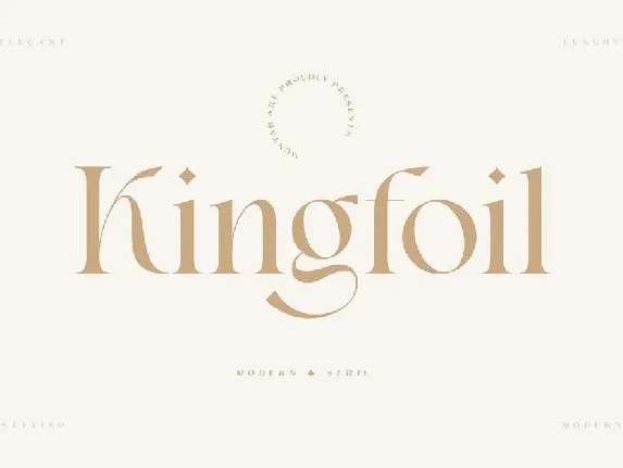 Kingfoil font