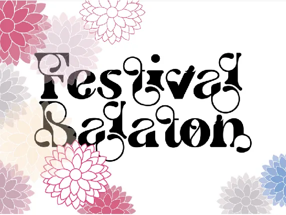 Festival Balaton Demo font