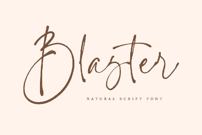 Blaster font