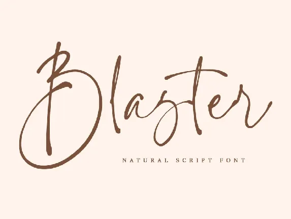 Blaster font