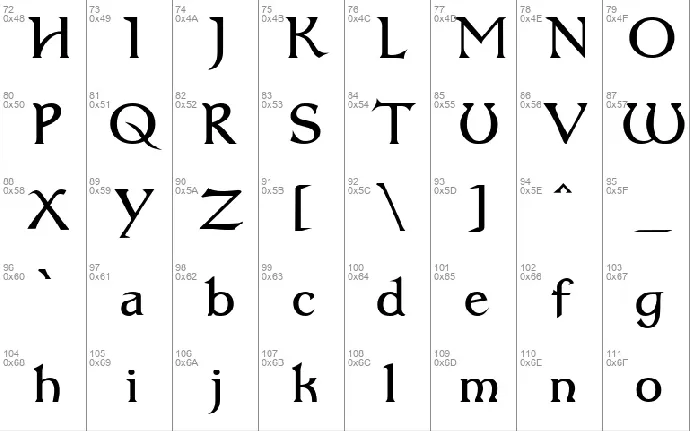 Dumbledor font