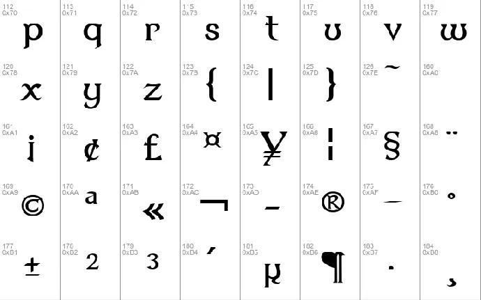 Dumbledor font