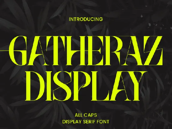 Gatheraz font