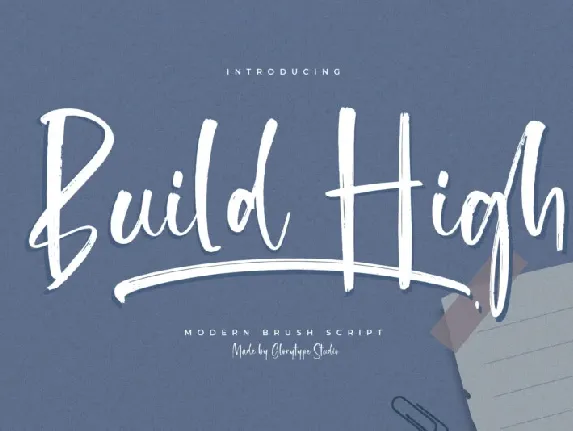 Build High font