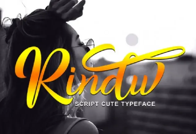 Rindu Calligraphy Typeface font