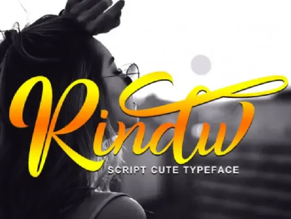 Rindu Calligraphy Typeface font