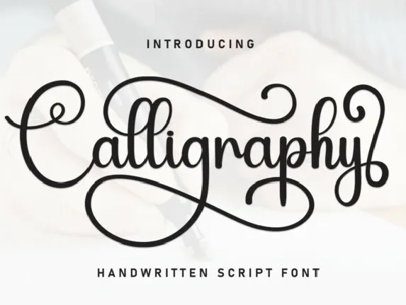 Calligraphy Script font