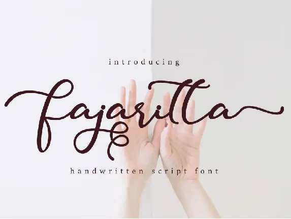 Fajaritta font