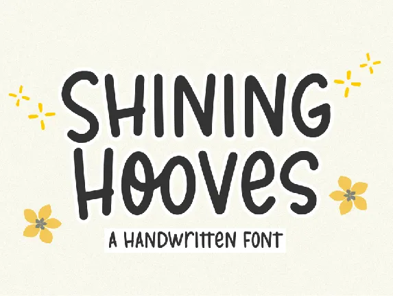 Shining Hooves font