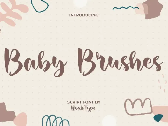 Baby Brushes Demo font