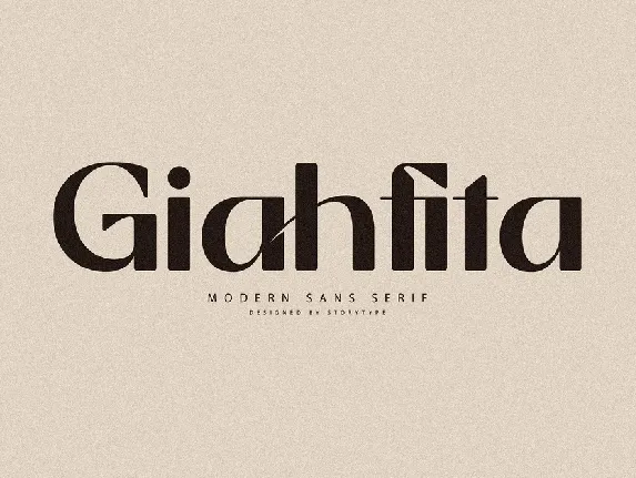 Giahfita font