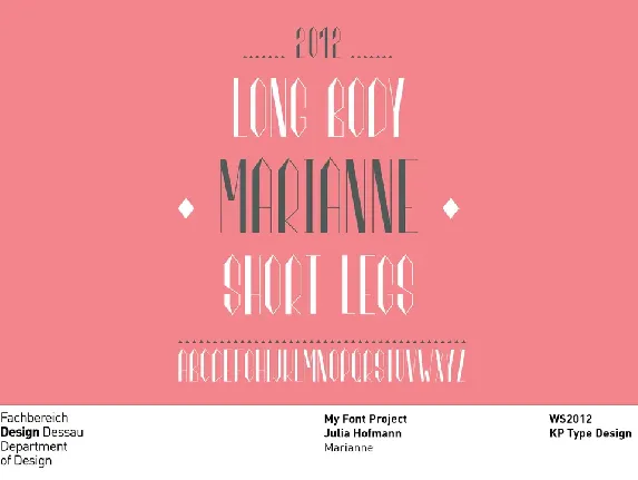 Marianne font