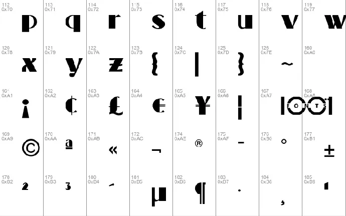 Standing Room Only NF font