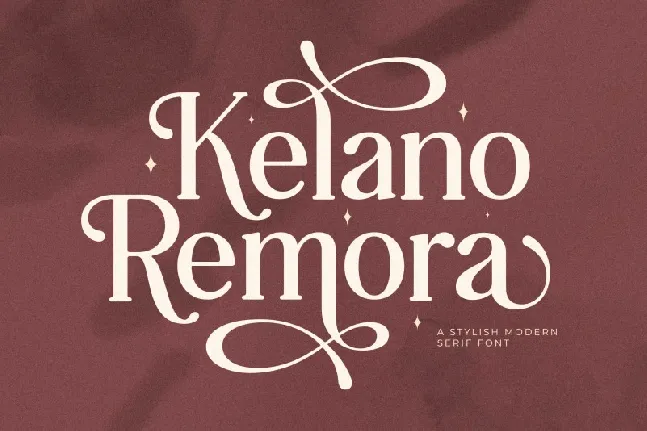 Kelano Remora font